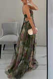 Giselle | Vestido Largo Elegante con Estampado Floral