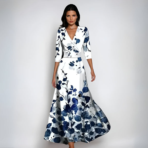 Vestido elegante cruzado