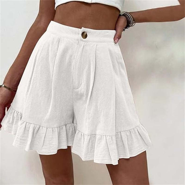 Short casual de lino