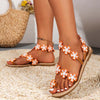 Sandalia floral