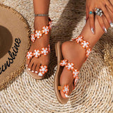 Sandalia floral