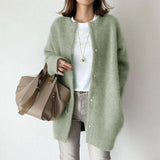 Abrigo cardigan Cachemira