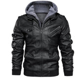 Chaqueta motoquera con capucha Ring